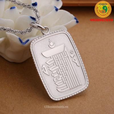 Mặt Dây Chuyền Khắc KALACHAKRA (KIM CANG THỜI LUÂN)